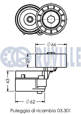 INTINZATOR CUREA CUREA DISTRIBUTIE RUVILLE 540522 1