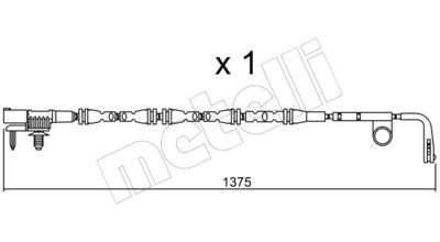 WARNKONTAKT BREMSBELAGVERSCHLEIß
