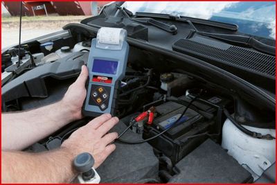 KS Tools - Digitálna skúšačka autobatérií s integrovanou tlačiarňou 12V