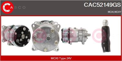 CASCO Compressor, airconditioning Genuine (CAC52149GS)