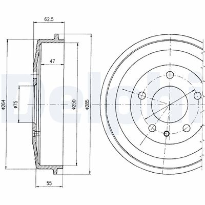 TAMBUR FRANA DELPHI BF323