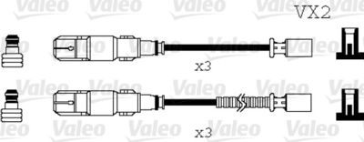 Комплект проводов зажигания VALEO 346071 для SMART CROSSBLADE
