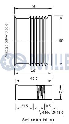 SISTEM ROATA LIBERA GENERATOR RUVILLE 541956 1