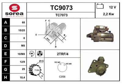 STARTER SNRA TC9073