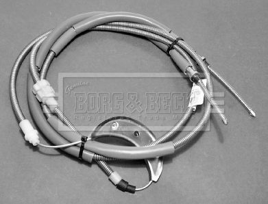 BORG & BECK BKB2357 Трос ручного тормоза  для FORD ESCORT V седан (AFL) 1.4