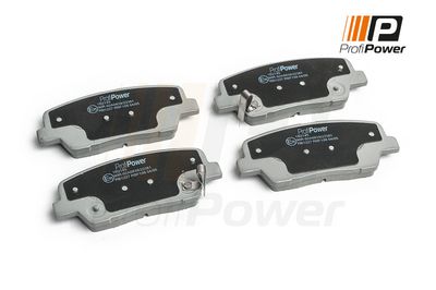 stabdžių trinkelių rinkinys, diskinis stabdys 1B2145 ProfiPower