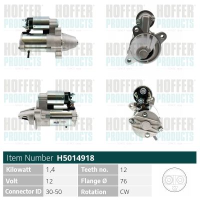 стартер HOFFER H5014918