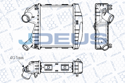 JDEUS M-875007A Интеркулер  для SMART CABRIO (Смарт Кабрио)
