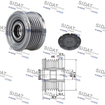 механизъм за свободен ход на генератор SIDAT 455202
