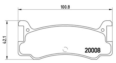 BREMSBELAGSATZ SCHEIBENBREMSE MAGNETI MARELLI 363700449005