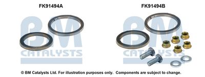 Монтажен комплект, катализатор BM Catalysts FK91494