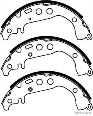 SET SABOTI FRANA Herth+Buss Jakoparts J3502071 1