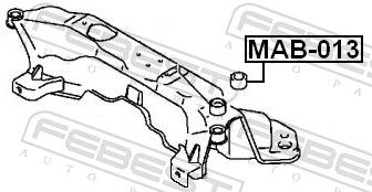 SUPORT AX FEBEST MAB013 1