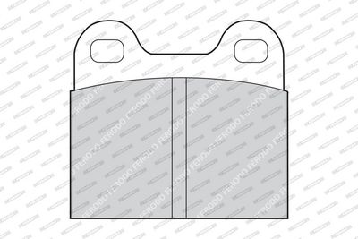 BREMSBELAGSATZ SCHEIBENBREMSE FERODO FDB3M 1