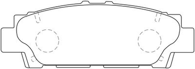 FIT FP0488 Тормозные колодки и сигнализаторы  для LEXUS LS (_F1_) 400 (UCF10)