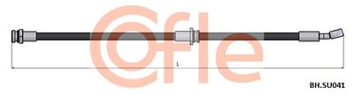 Тормозной шланг COFLE 92.BH.SU041 для SUZUKI ALTO