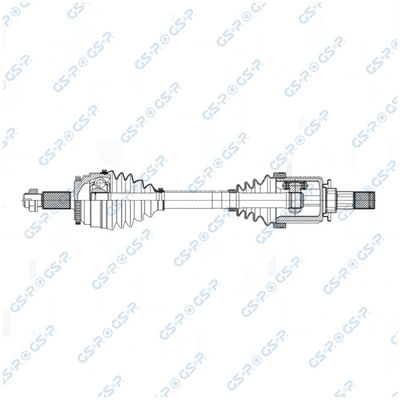полуоска GSP 230002OL