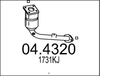Katalizator MTS 04.4320