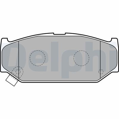 Комплект тормозных колодок, дисковый тормоз LP2182