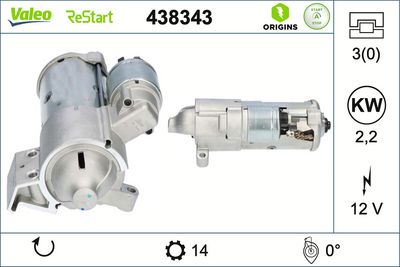 стартер VALEO 438343