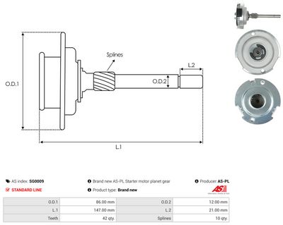 Vorschau Hohlrad, Planetengetriebe (Starter) Ansicht 4