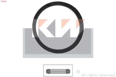 Těsnění, termostat KW 590 568