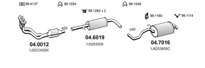 SISTEM DE ESAPAMENT ASSO ART0227