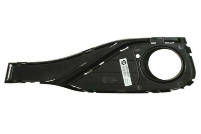 Voorbumper afdekking Voor Rechts (gesloten, met mistlampgaten, plastic, zwart, SPORT) past: BMW 4 F32, F33, F82, F83, 4 GRAN COUPE F36 07.13-02.17