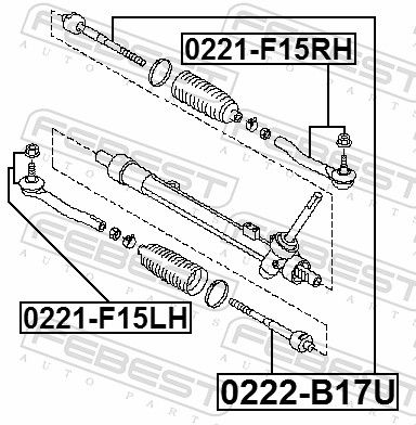 Inner Tie Rod 0222-B17U