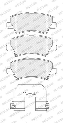 SET PLACUTE FRANA FRANA DISC FERODO FDB5036 1