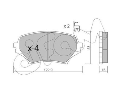 SET PLACUTE FRANA FRANA DISC CIFAM 8228700