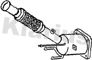 KLARIUS 321931 Катализатор  для PEUGEOT 406 Break (8E/F) 2.2 HDi