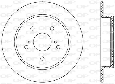Тормозной диск OPEN PARTS BDA2567.10 для SUZUKI SWIFT