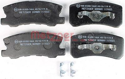 Brake Pad Set, disc brake 1170323