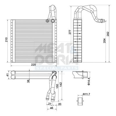 EVAPORATOR AER CONDITIONAT MEAT & DORIA 997146