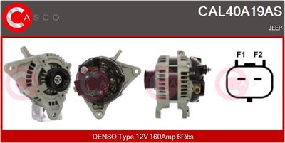 Генератор CASCO CAL40A19AS для JEEP COMMANDER