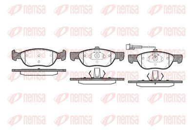 Brake Pad Set, disc brake 0587.11