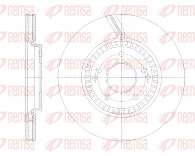 Тормозной диск REMSA 62115.10 для SSANGYONG TIVOLI