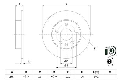 Brake Disc 0 986 478 884