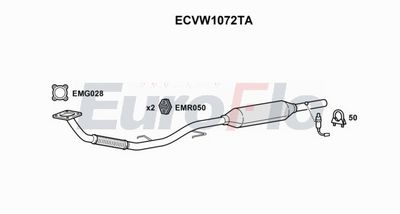 Katalizator EUROFLO 6Q0254500DX