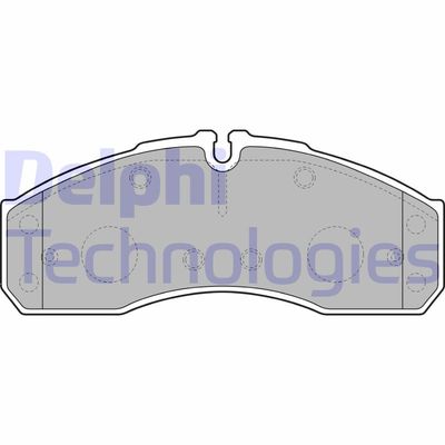 Комплект тормозных колодок, дисковый тормоз DELPHI LP2042 для MERCEDES-BENZ VARIO