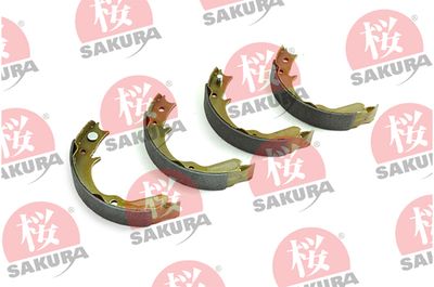 Zestaw szczęk hamulcowych, hamulec postojowy SAKURA 602-00-7636