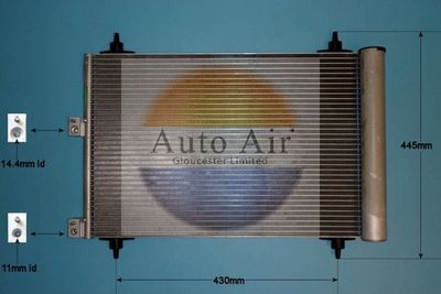 Condenser, air conditioning Auto Air Gloucester 16-9702