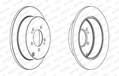 DISC FRANA FERODO DDF1737 1