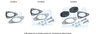Монтажен комплект, изпускателна тръба BM Catalysts FK70501