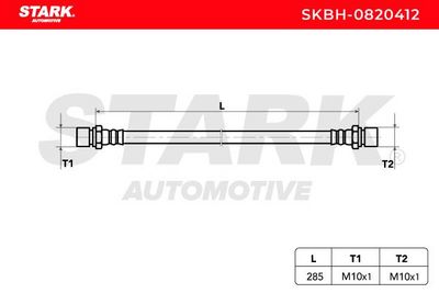 спирачен маркуч STARK SKBH-0820412