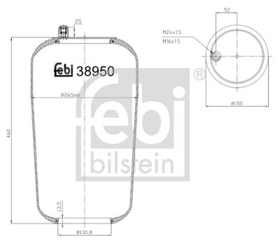 FEBI BILSTEIN Federbalg, Luftfederung