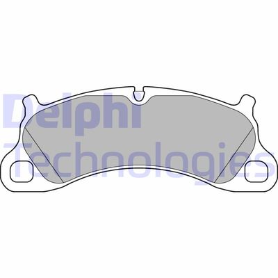Комплект тормозных колодок, дисковый тормоз DELPHI LP3179 для PORSCHE BOXSTER