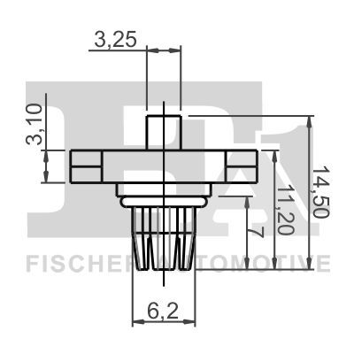 CLIPS ACOPERIRE DECORATIVA SI PROTECTIE FA1 10400345