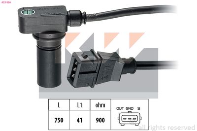 Generátor impulsů, klikový hřídel KW 453 066